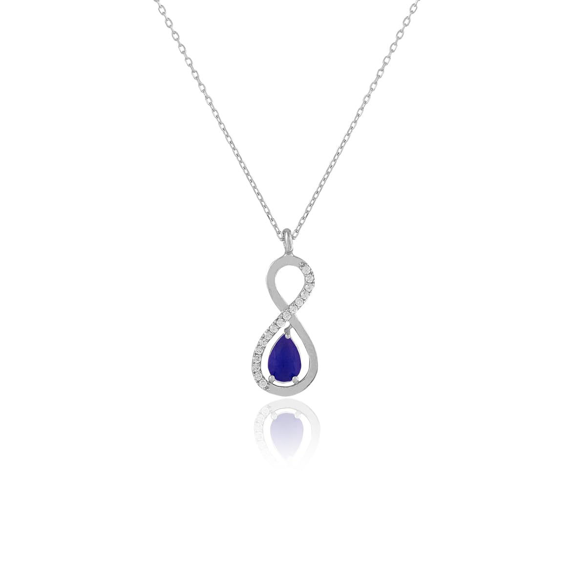 Infinity and Carnelian Sterling Silver Necklace - Carnelian Necklace on Infinity Pendant - Infinity Necklace with Cute Aesthetic - Necklace for Girlfriend