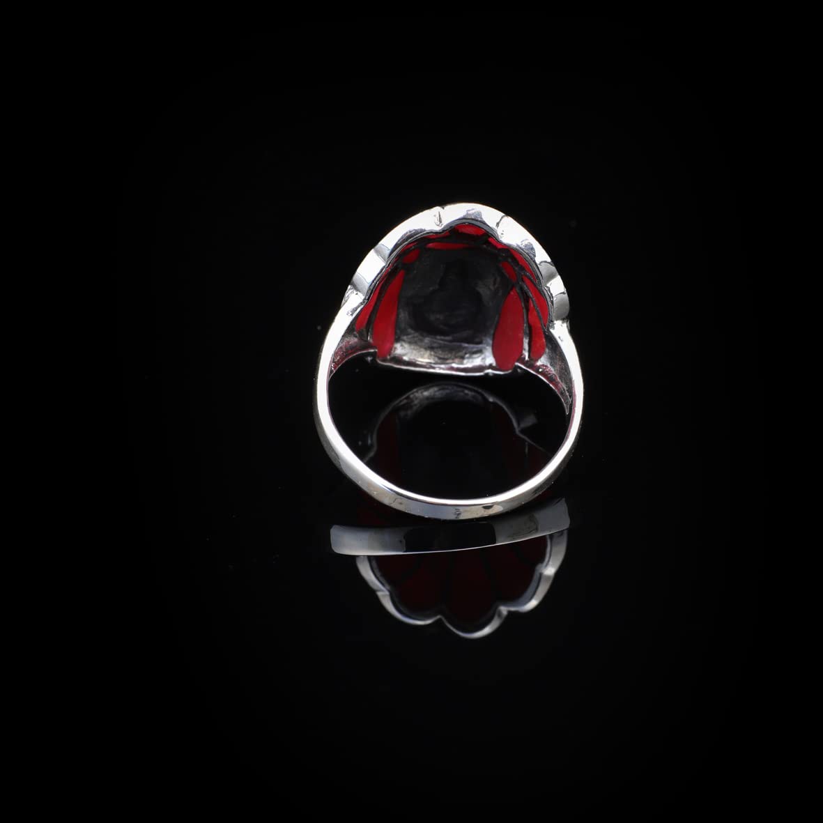 American Indian Chief Handmade Silver Men Ring