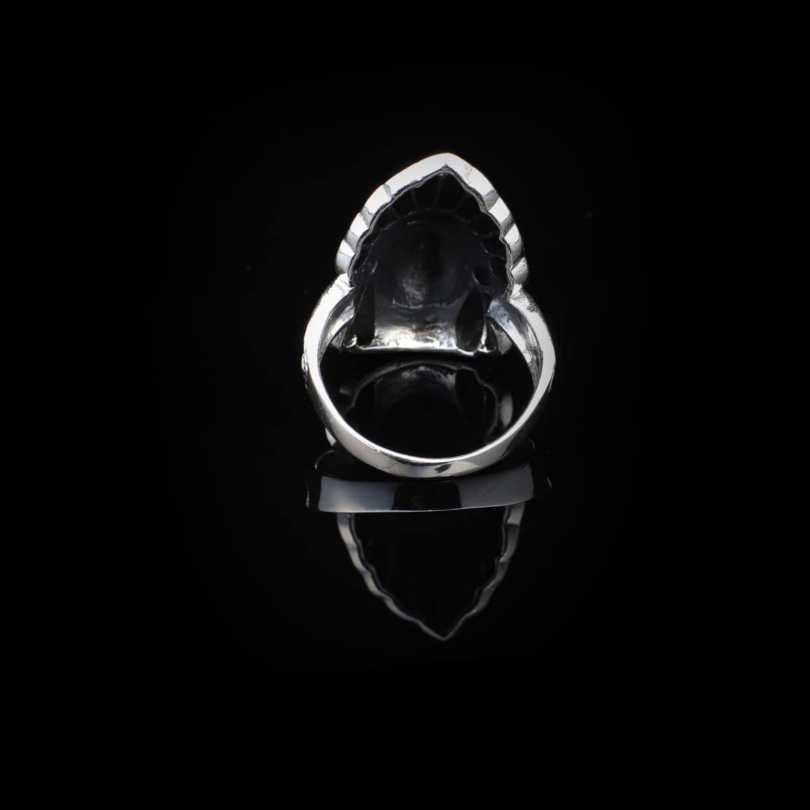 American Indian Chief Handmade Silver Men Ring