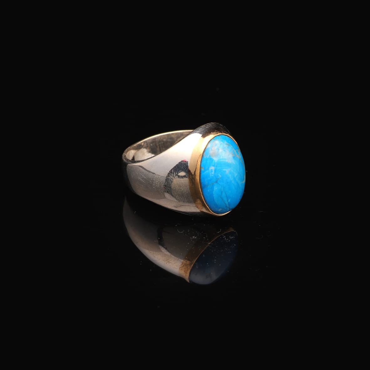 Mens Turquoise Ring