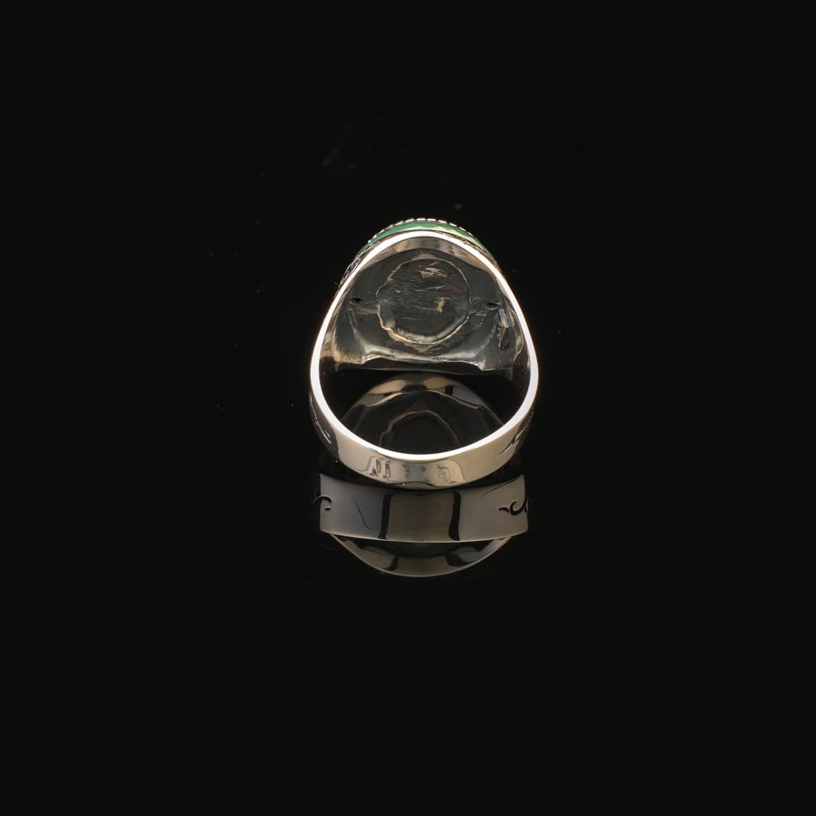 Jade Ring Signet Ring Pinky Ring Ottoman Vintage 925 Sterling Silver Ring Promise Ring for Him Engagement Ring Gemstone Ring Gift for Husband Handmade