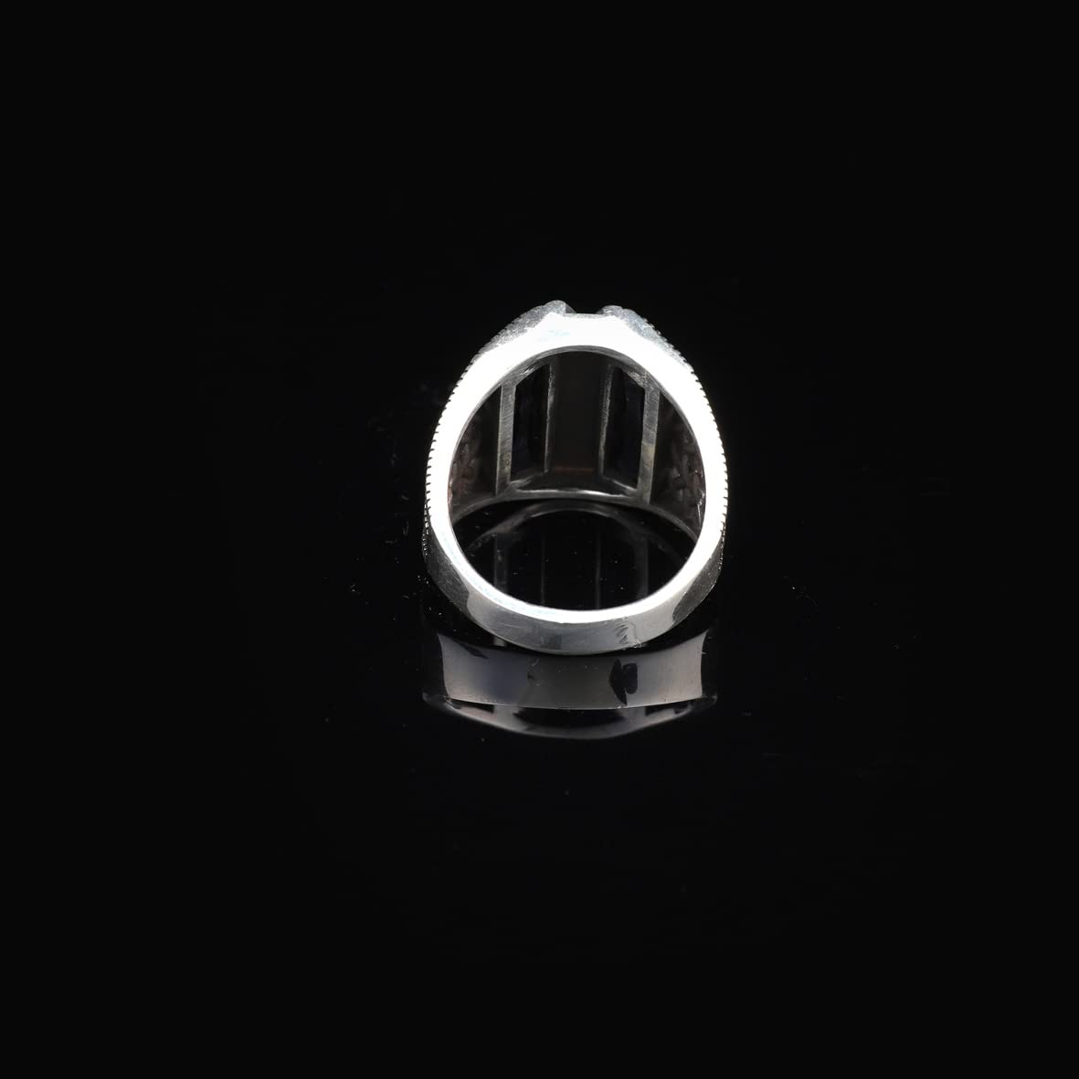 925K Sterling Silver Onyx Stone Ring