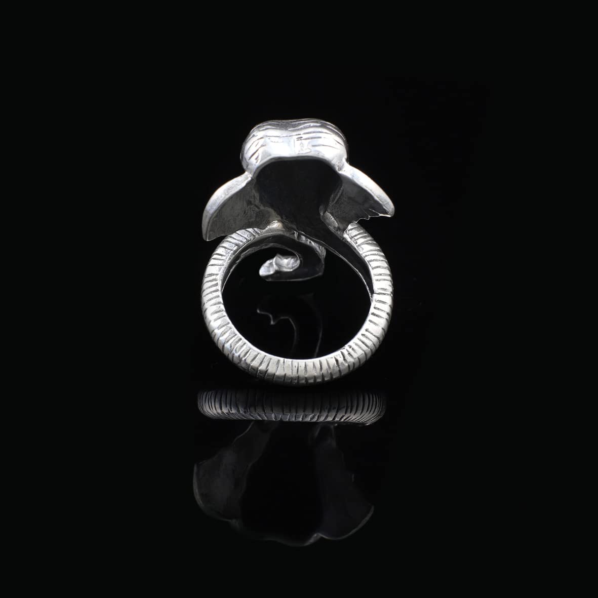 925K Sterling Silver Elephant ring