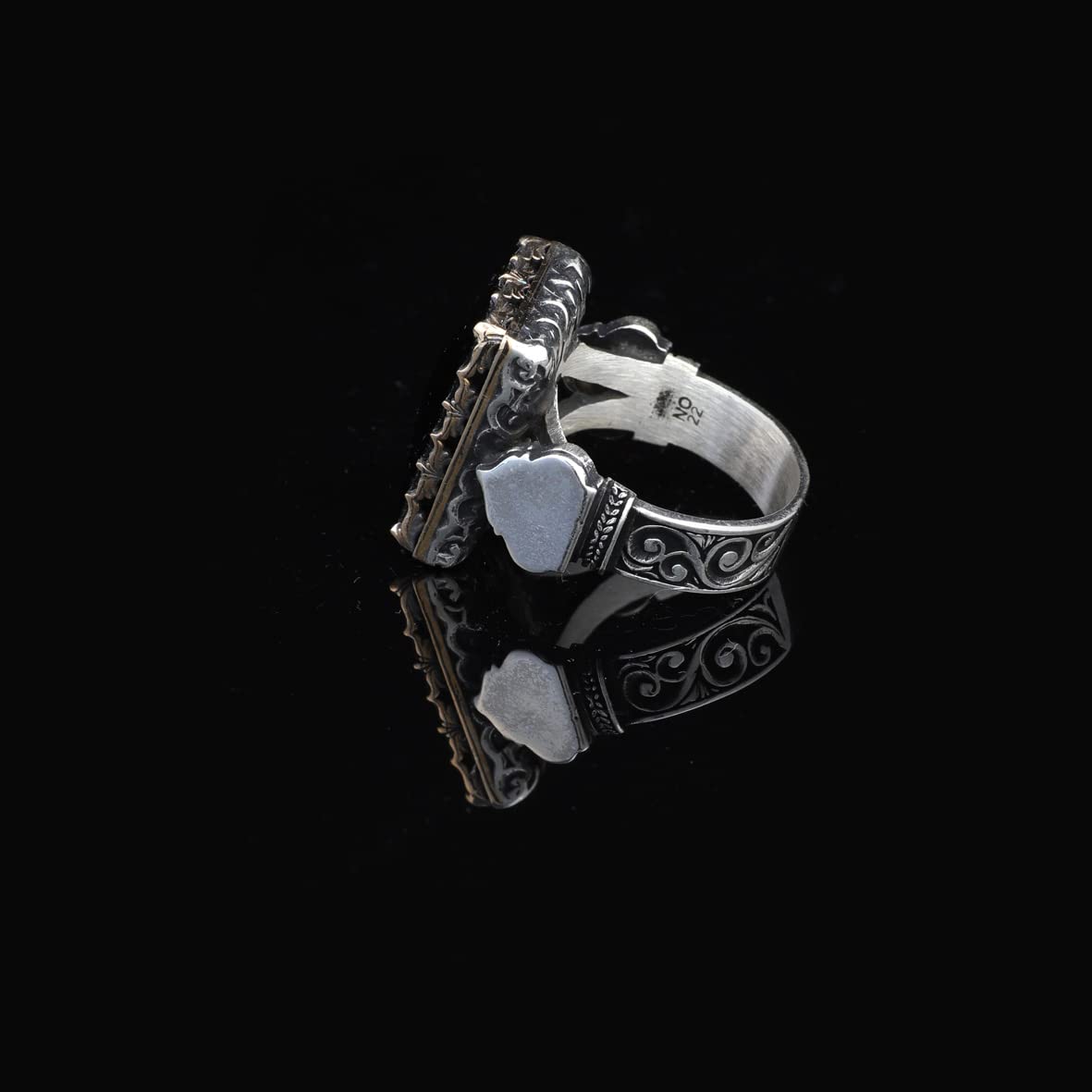 Zircon Sapphire Stone Ring