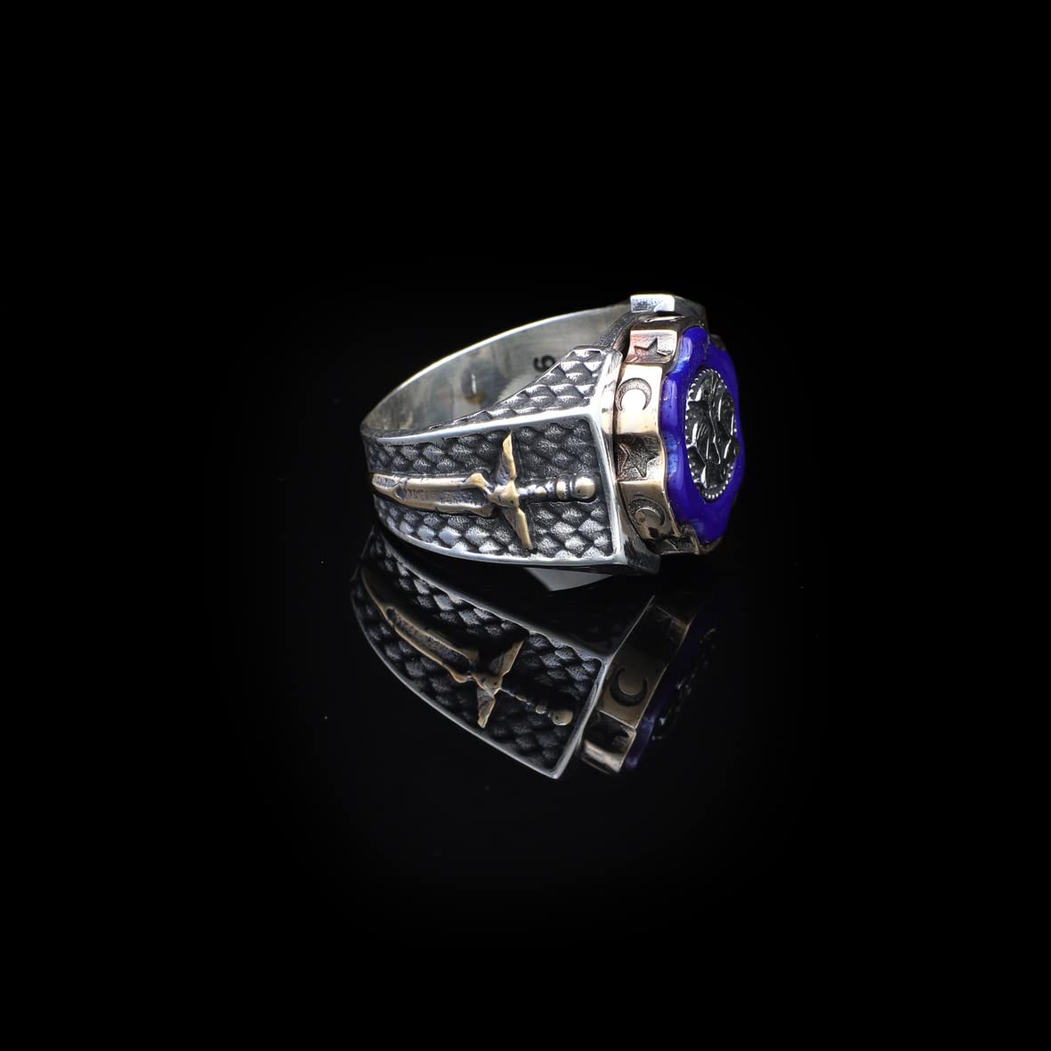 Natural Lapis Lazuli Stone Ring
