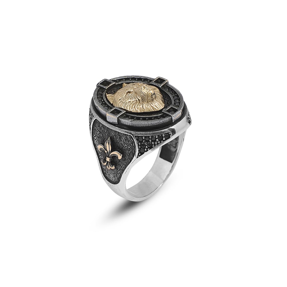 925 Sterling Silver Wolf Ring for Men - Men's Wolf Ring - 925 Sterling Silver Jewelry for a Bold Statement - Birthday Gifts