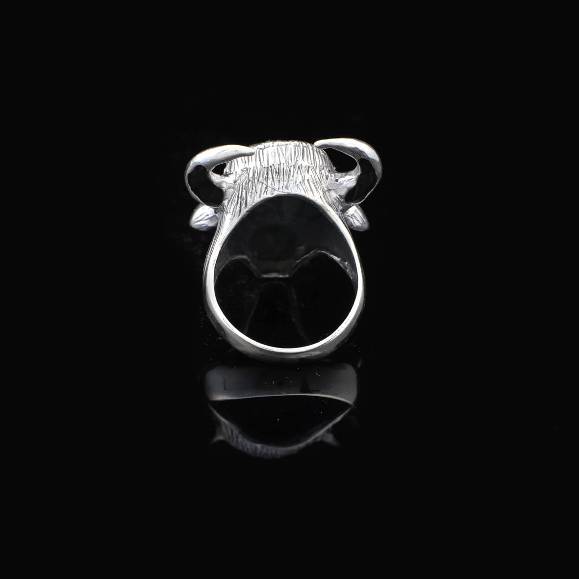 925K Sterling Silver Bull Ring