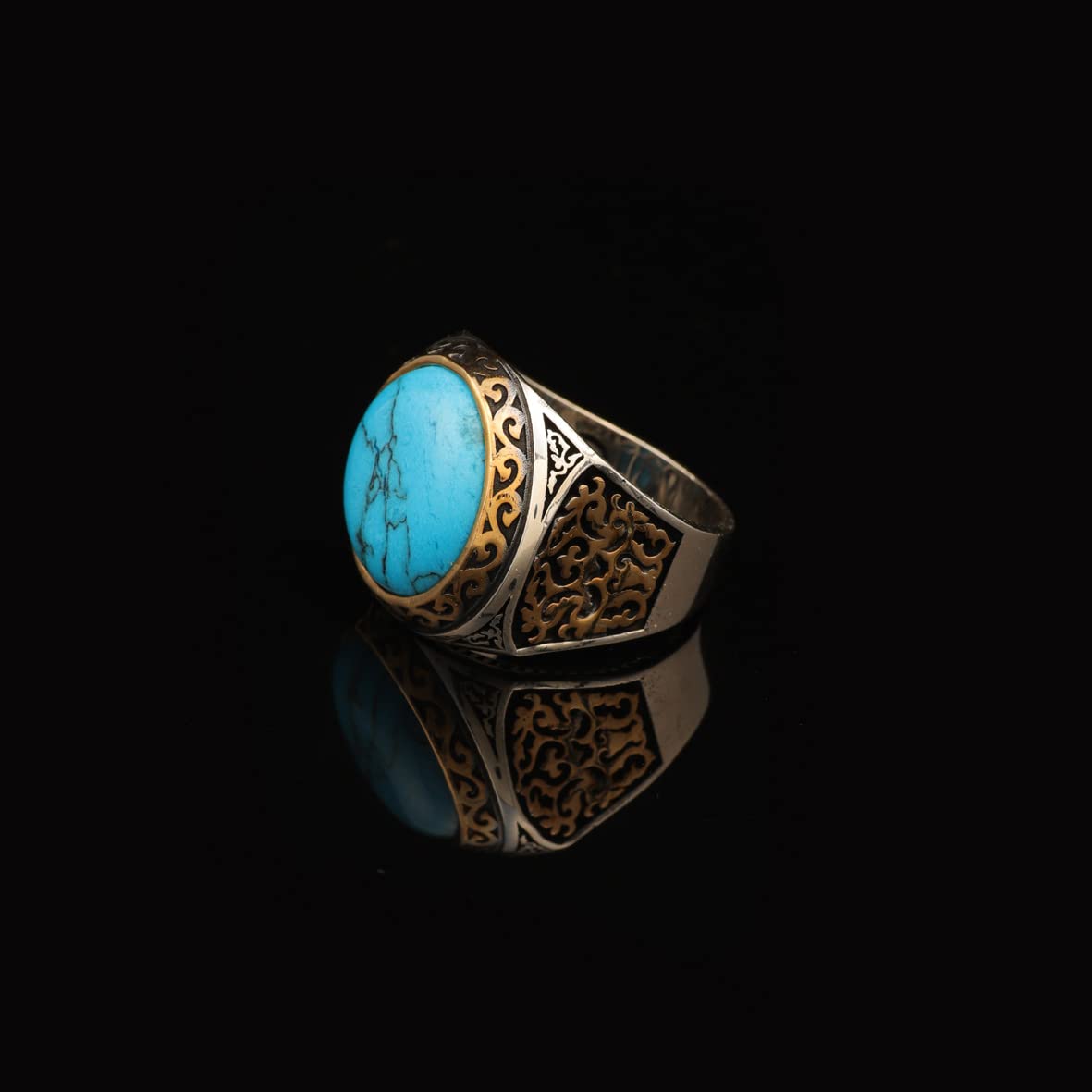 Mens Turquoise Ring