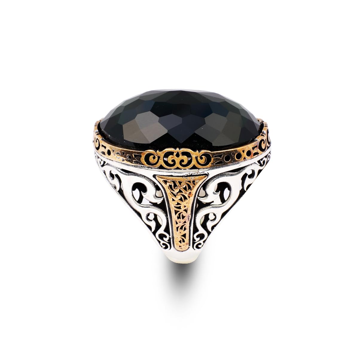 Blue Sapphire Ring with Oval Stone -Large Gemstone Ring