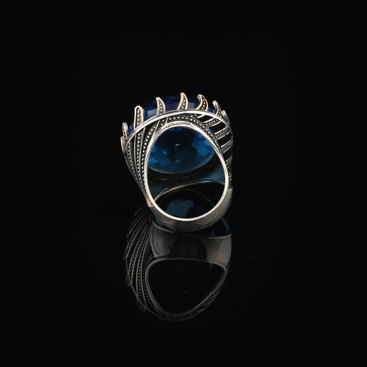 Aquamarine Ring for Men