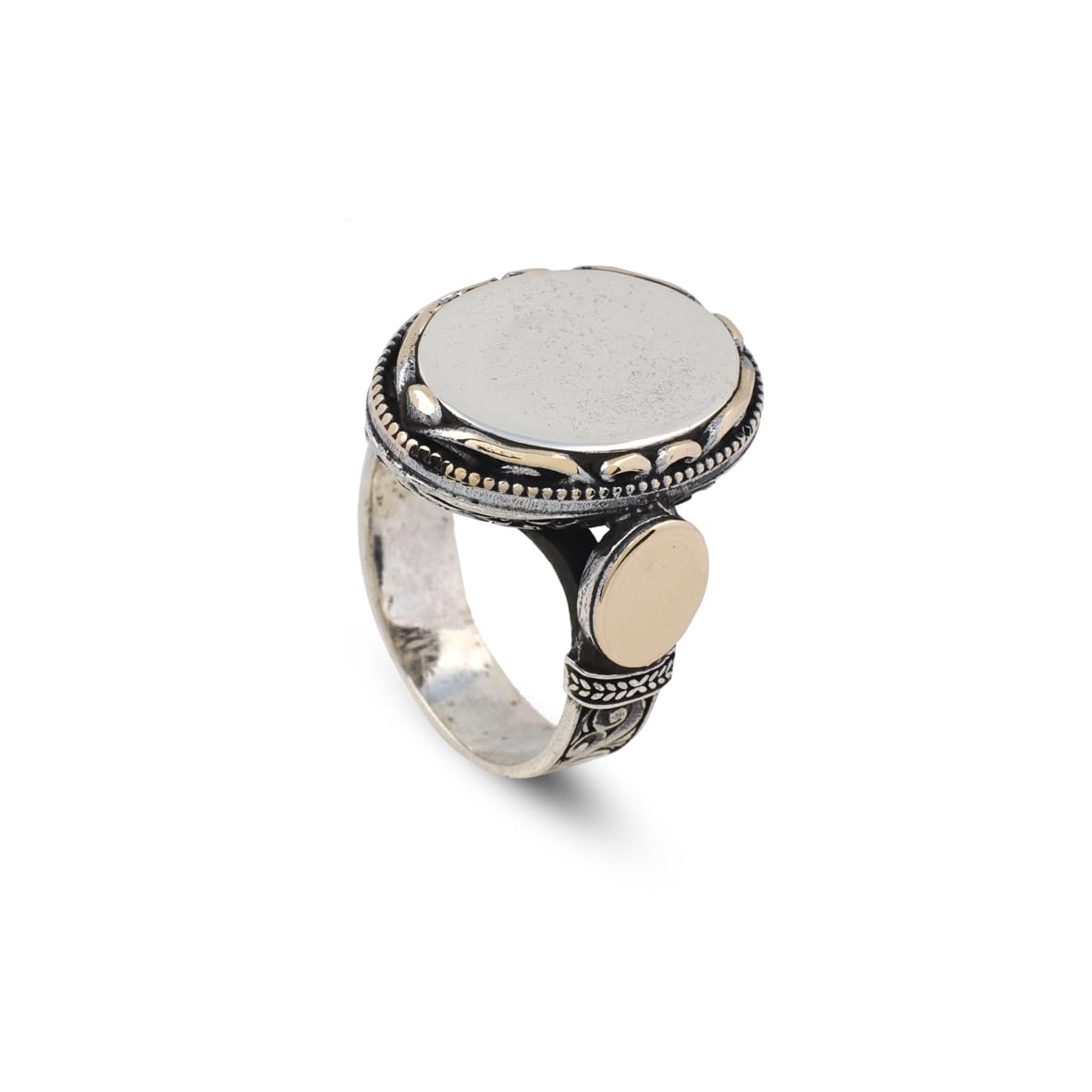 Handmade 925 Sterling Silver Personalized Rings - Custom Photo Ring with Name Engraving