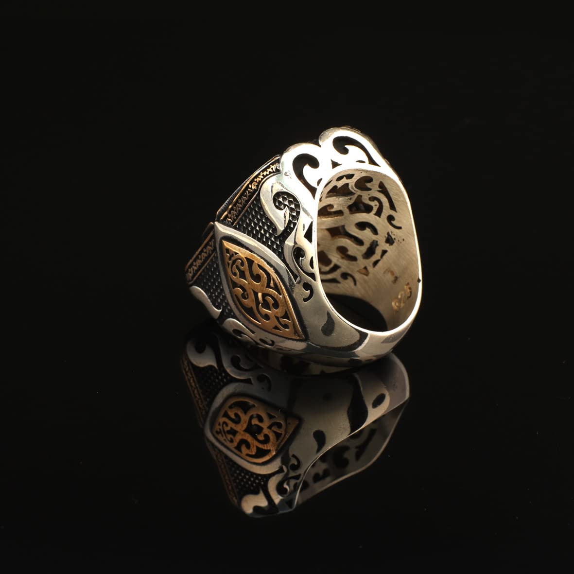 Silver Large Ring
