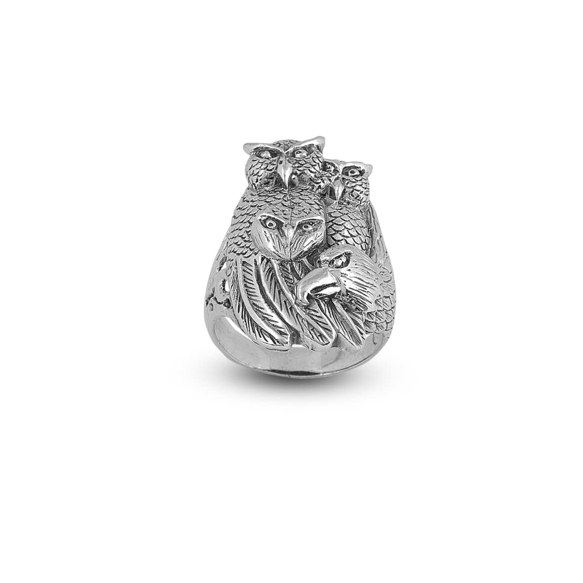 925K Sterling Silver Owl Ring