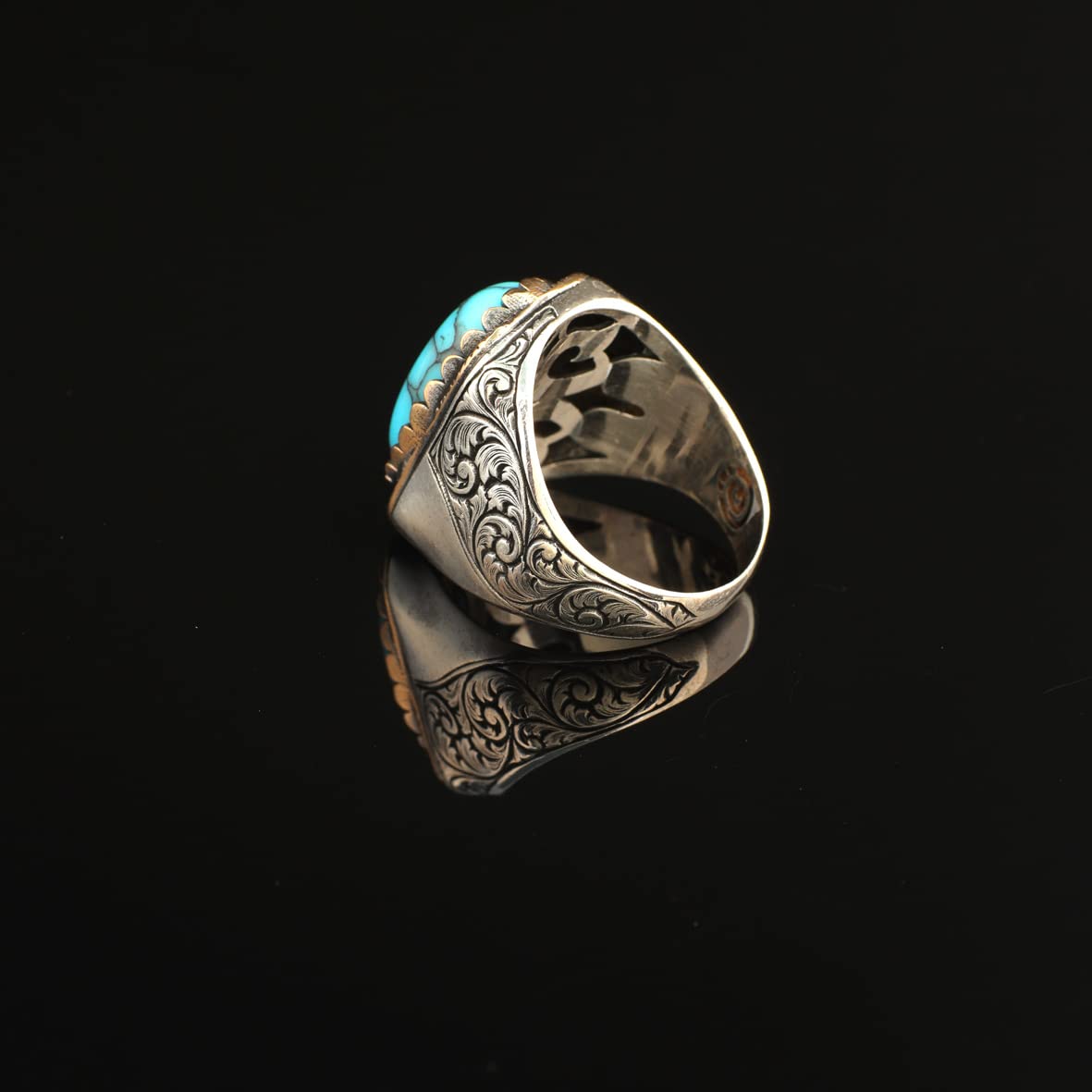 Mens Turquoise Ring
