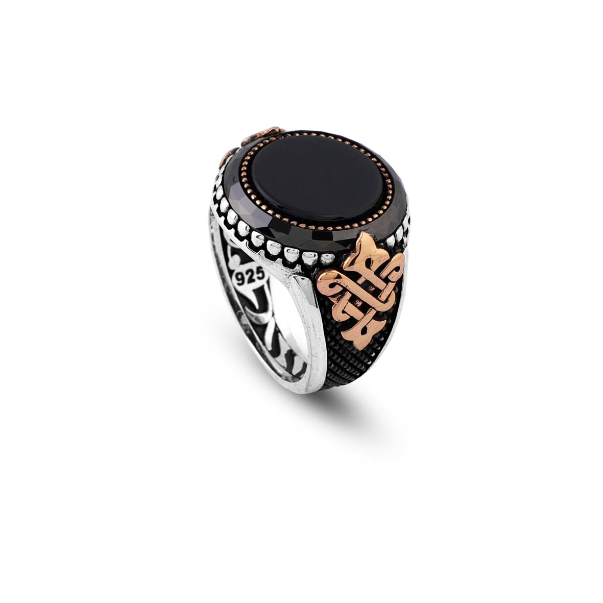 Men’s Black Onyx Sterling Silver Ring