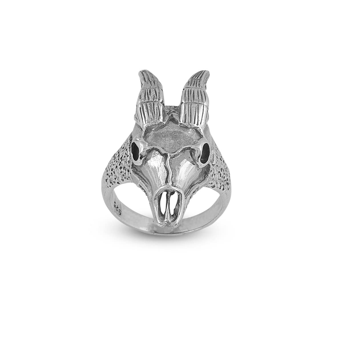 925K Sterling Silver Goat Ring