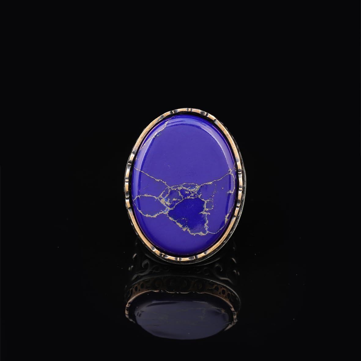 Lapis Lazuli Ring - Oval Stone