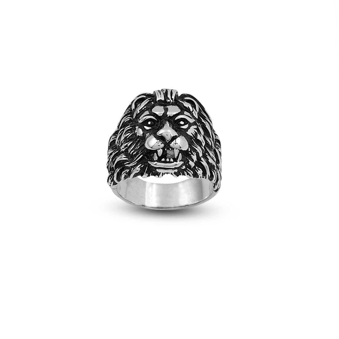 925K Sterling Silver Lion Ring