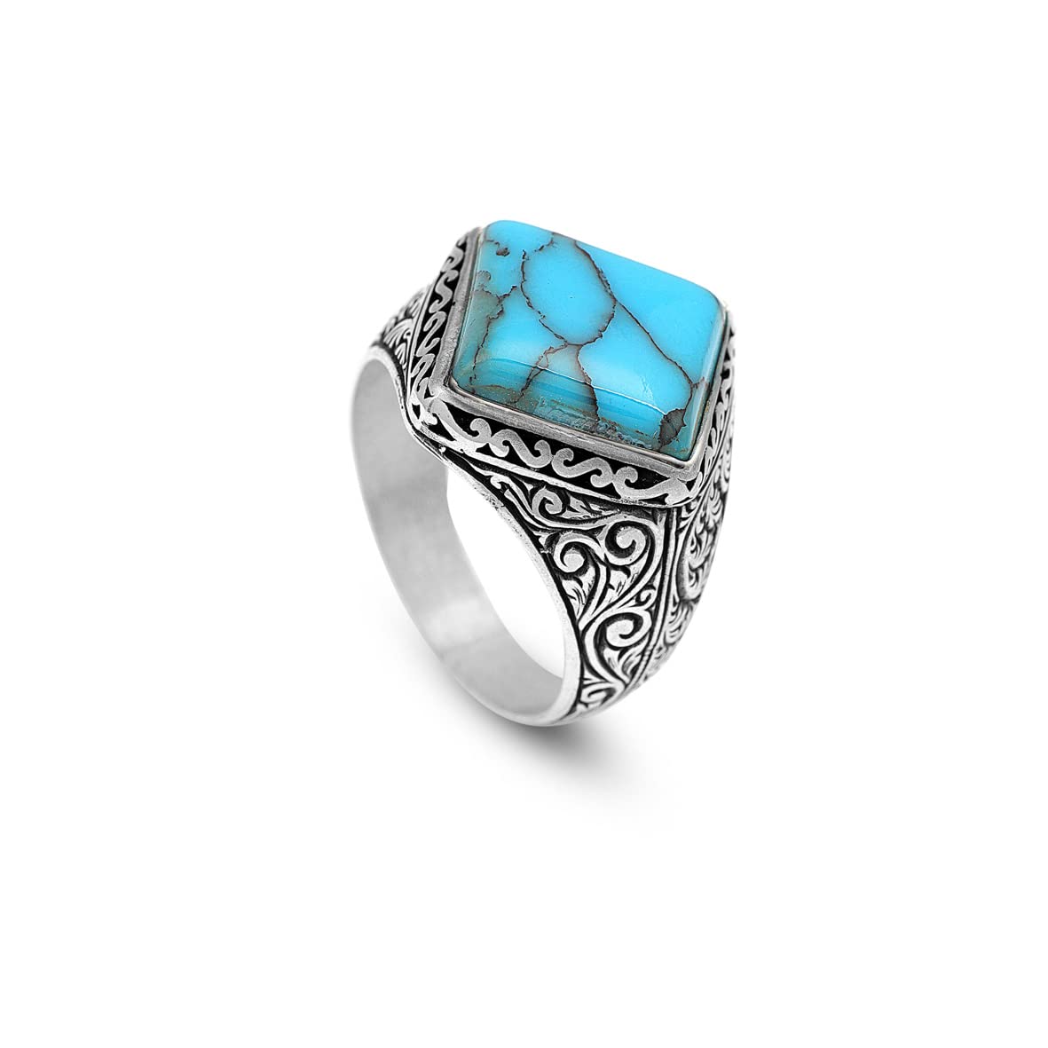 Mens Turquoise Ring