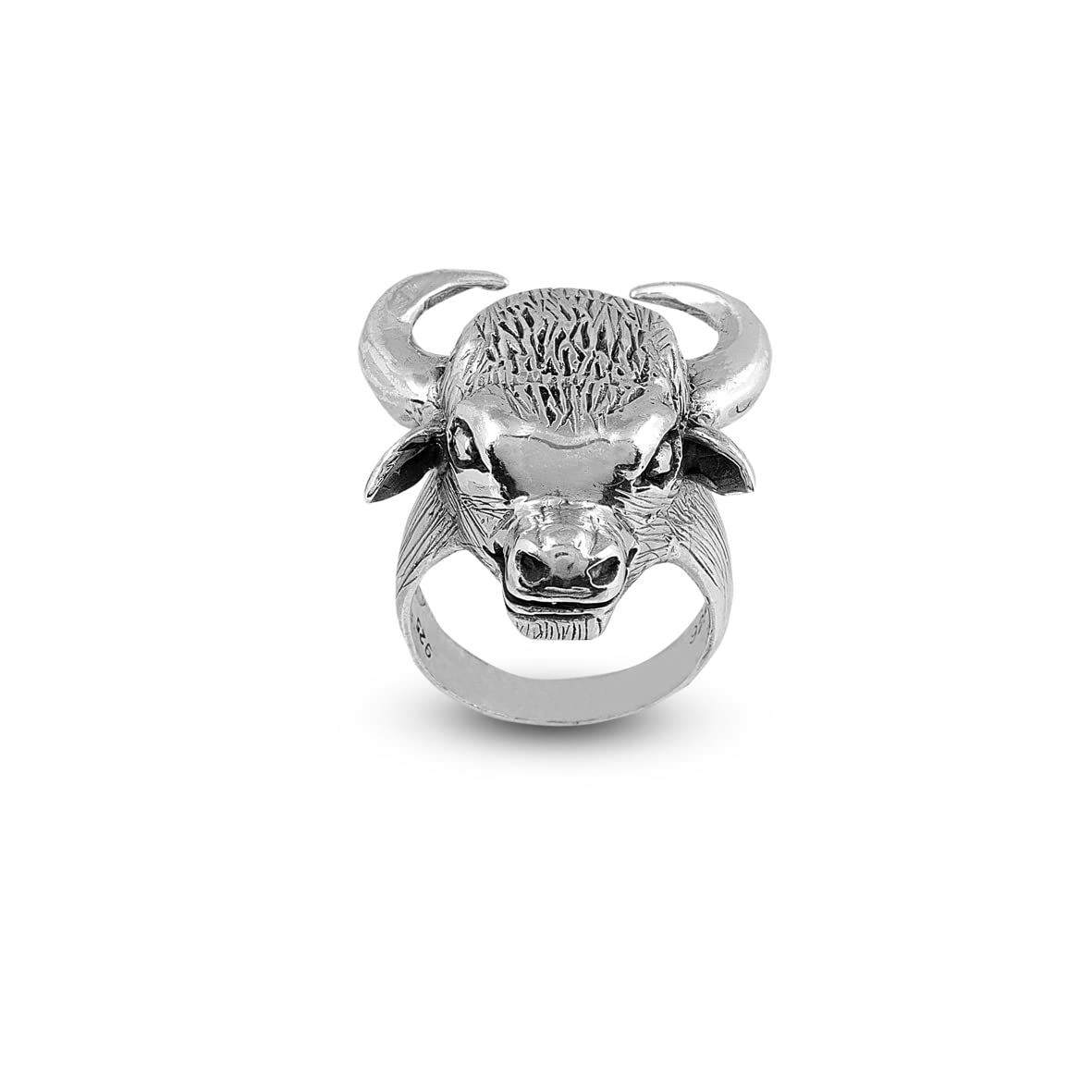 925K Sterling Silver Bull Ring