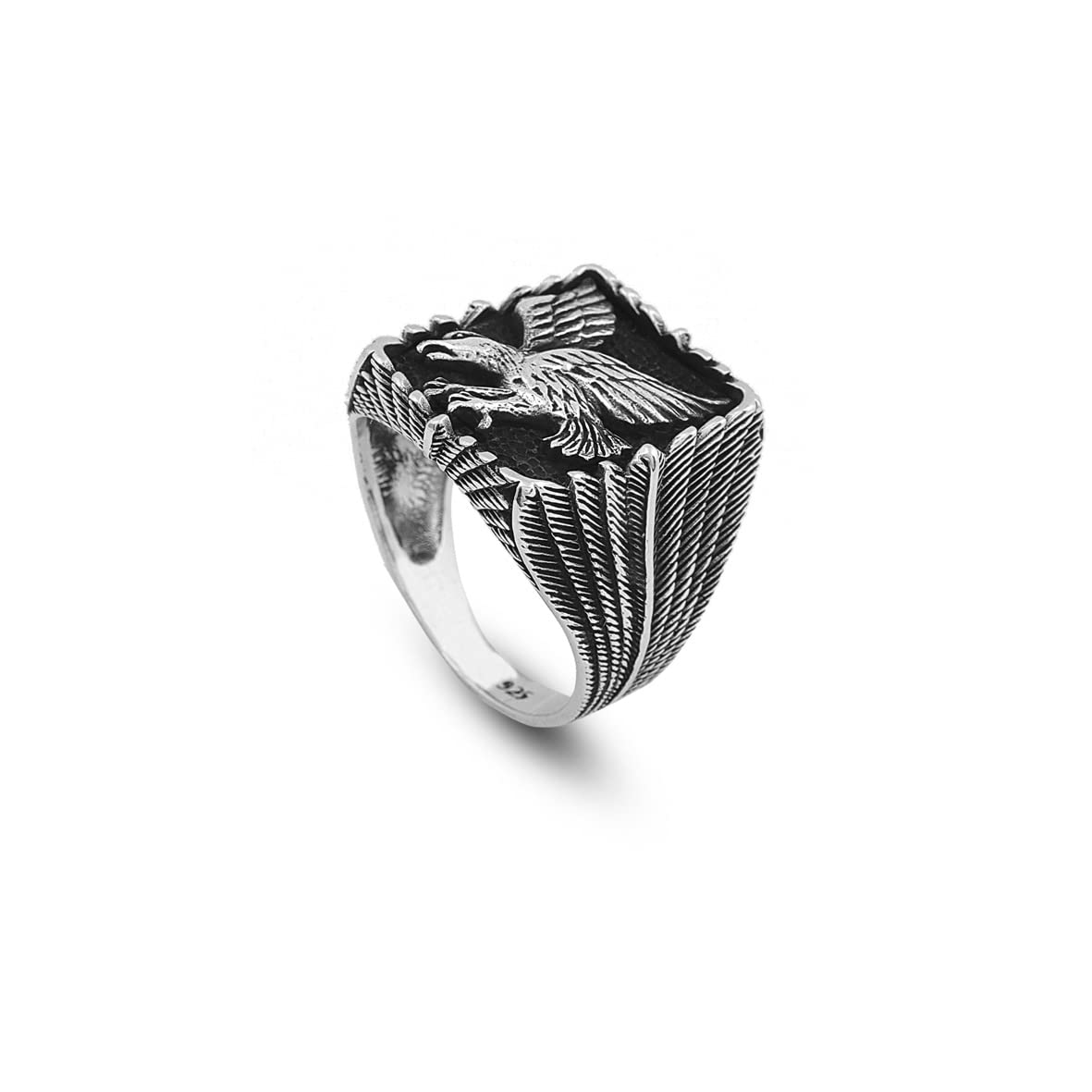 925K Sterling Silver Eagle Ring