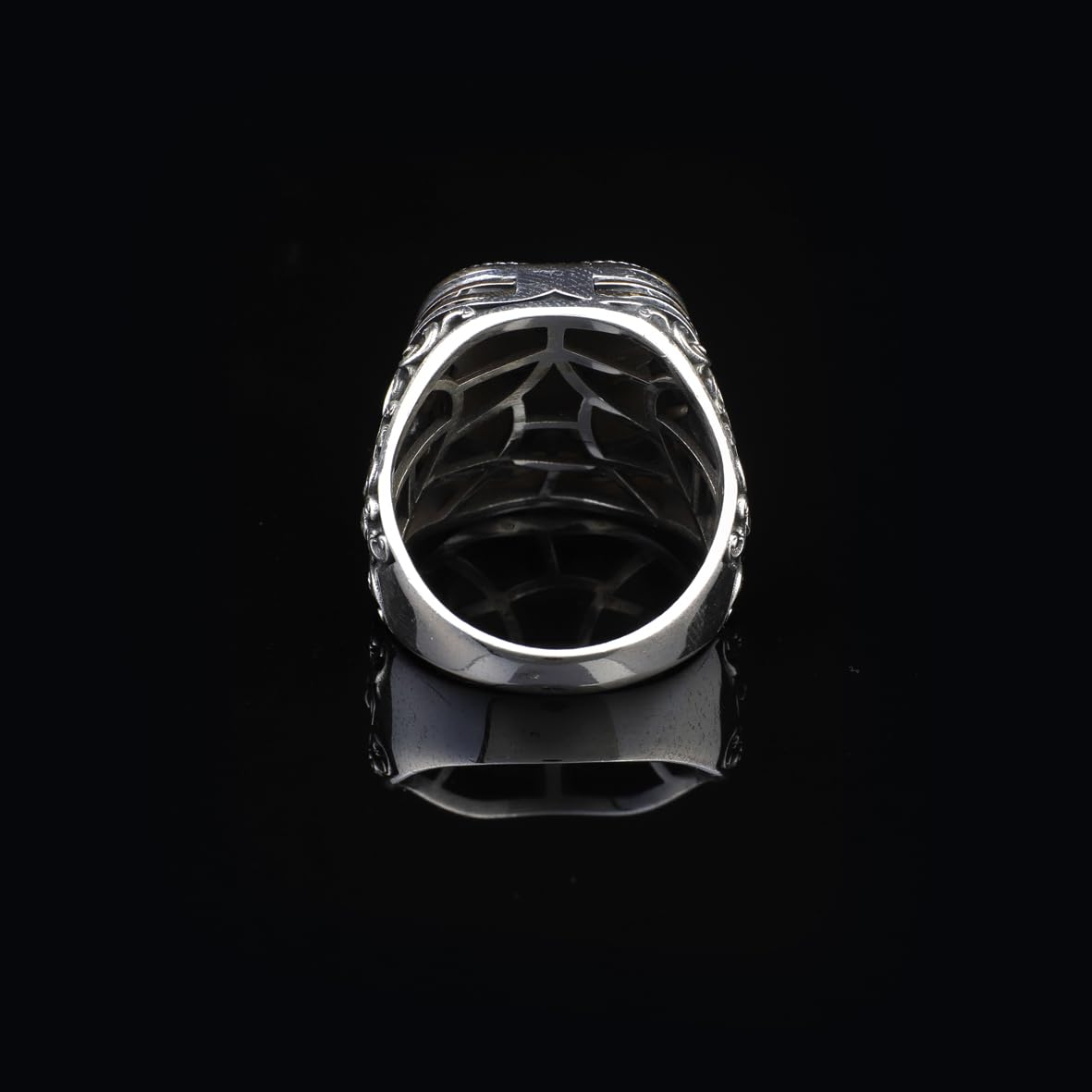 Handmade Vintage Lapis Lazuli Ax Ring - 925 Sterling Silver Men's Gemstone Ring - 925 sterling silver rings for men - Birthday Gifts