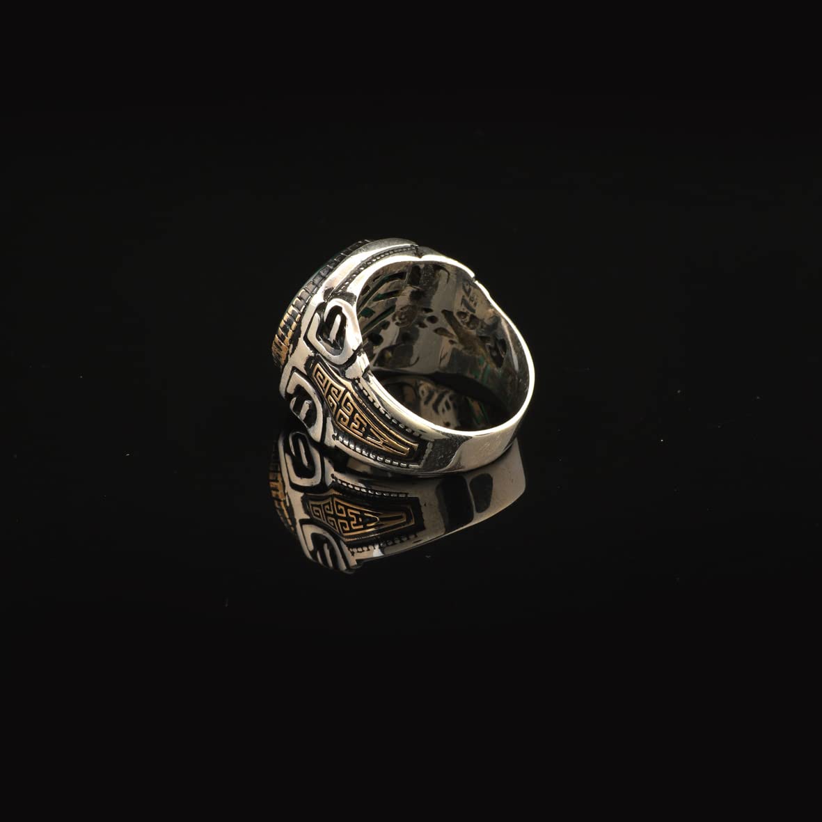 925K Sterling Silver Jade Ring