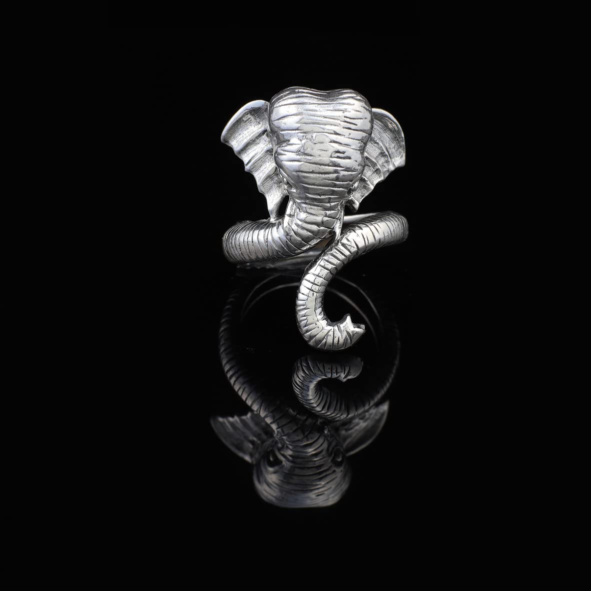925K Sterling Silver Elephant ring