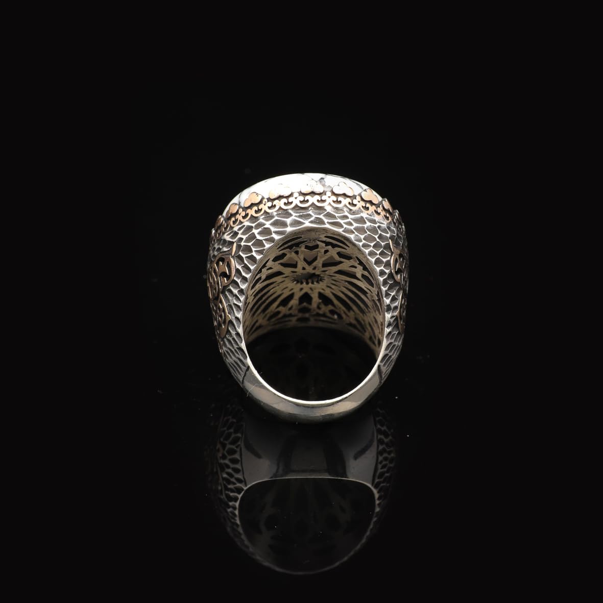 White Turquoise Ring for Men