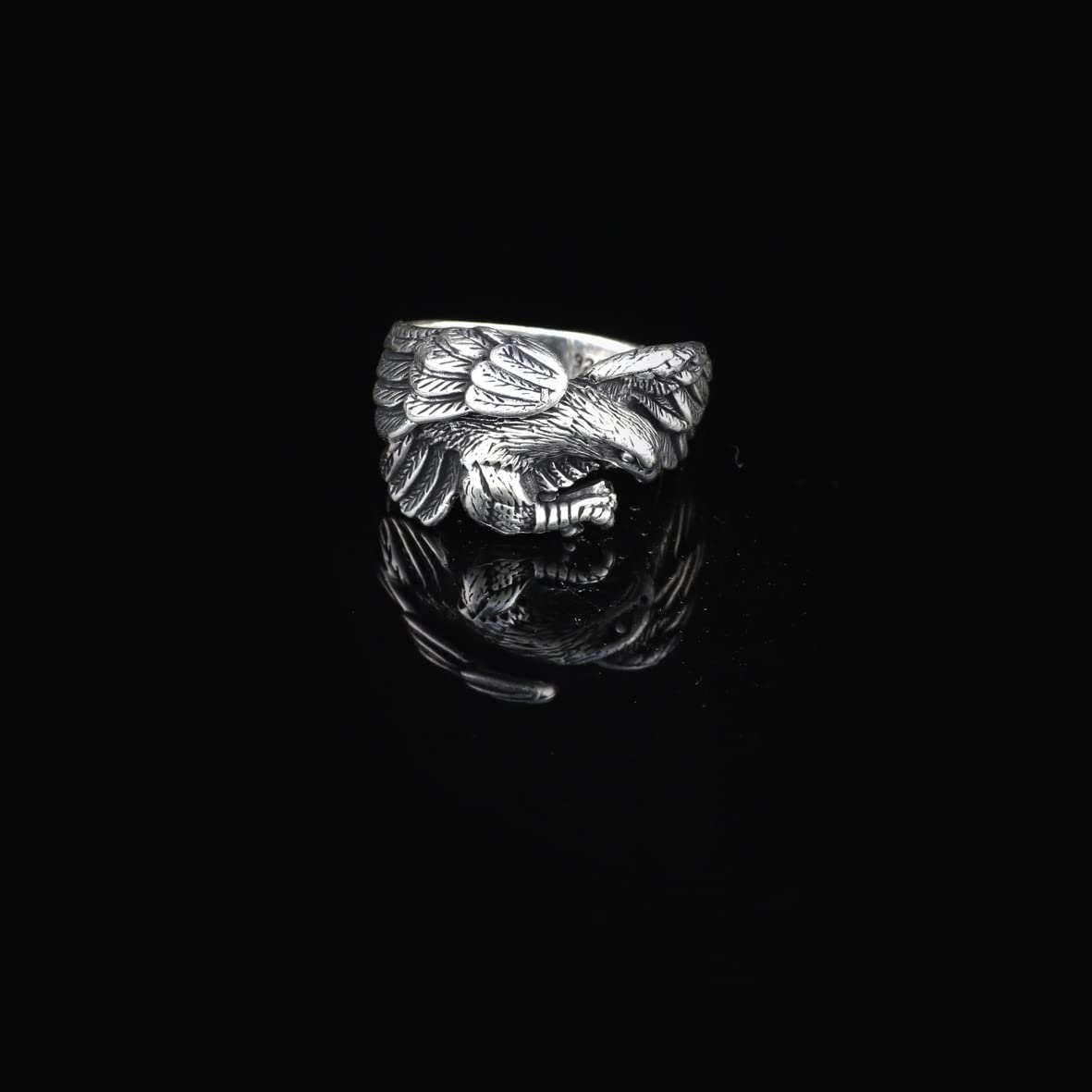 925K Sterling Silver Eagle Ring