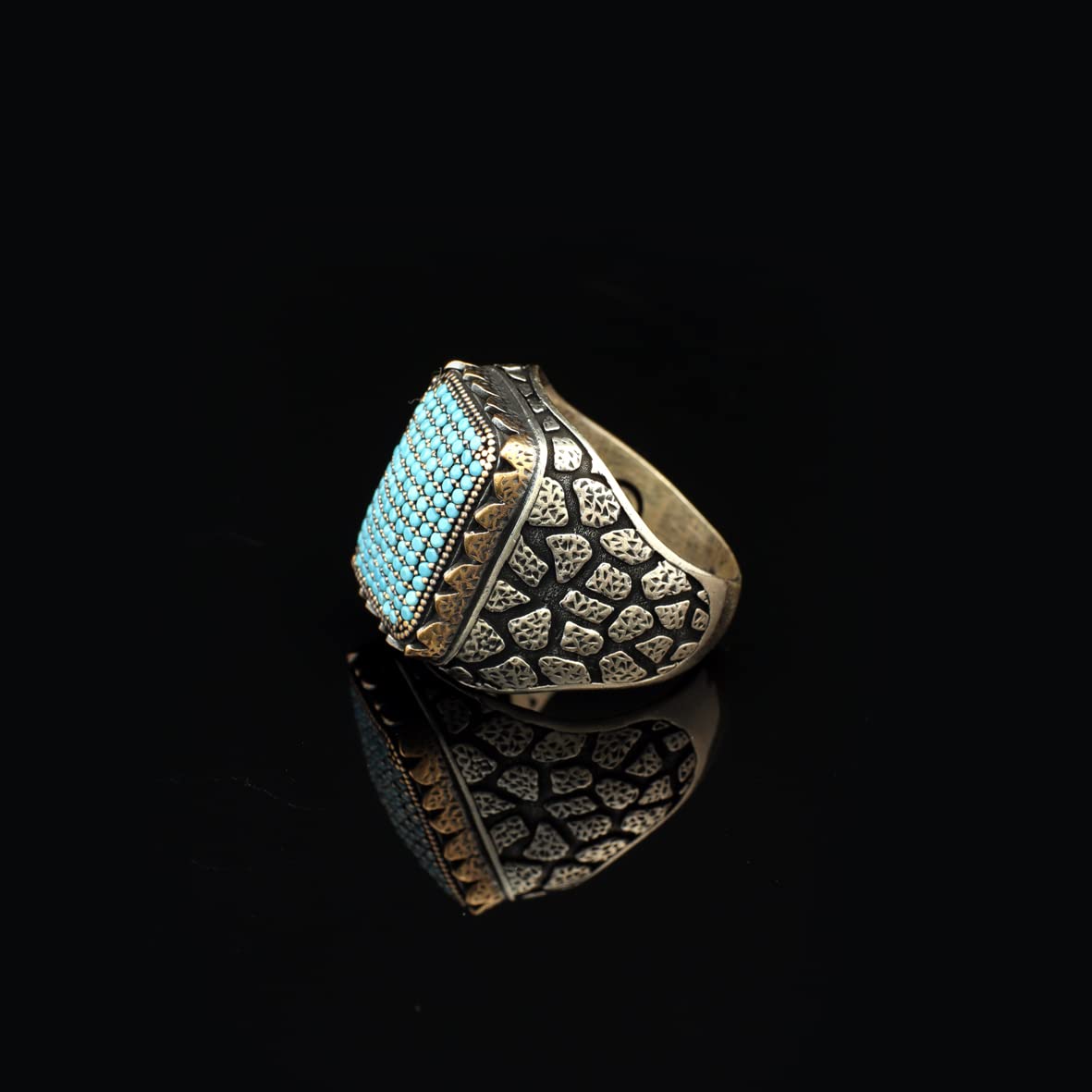 Mens Turquoise Ring