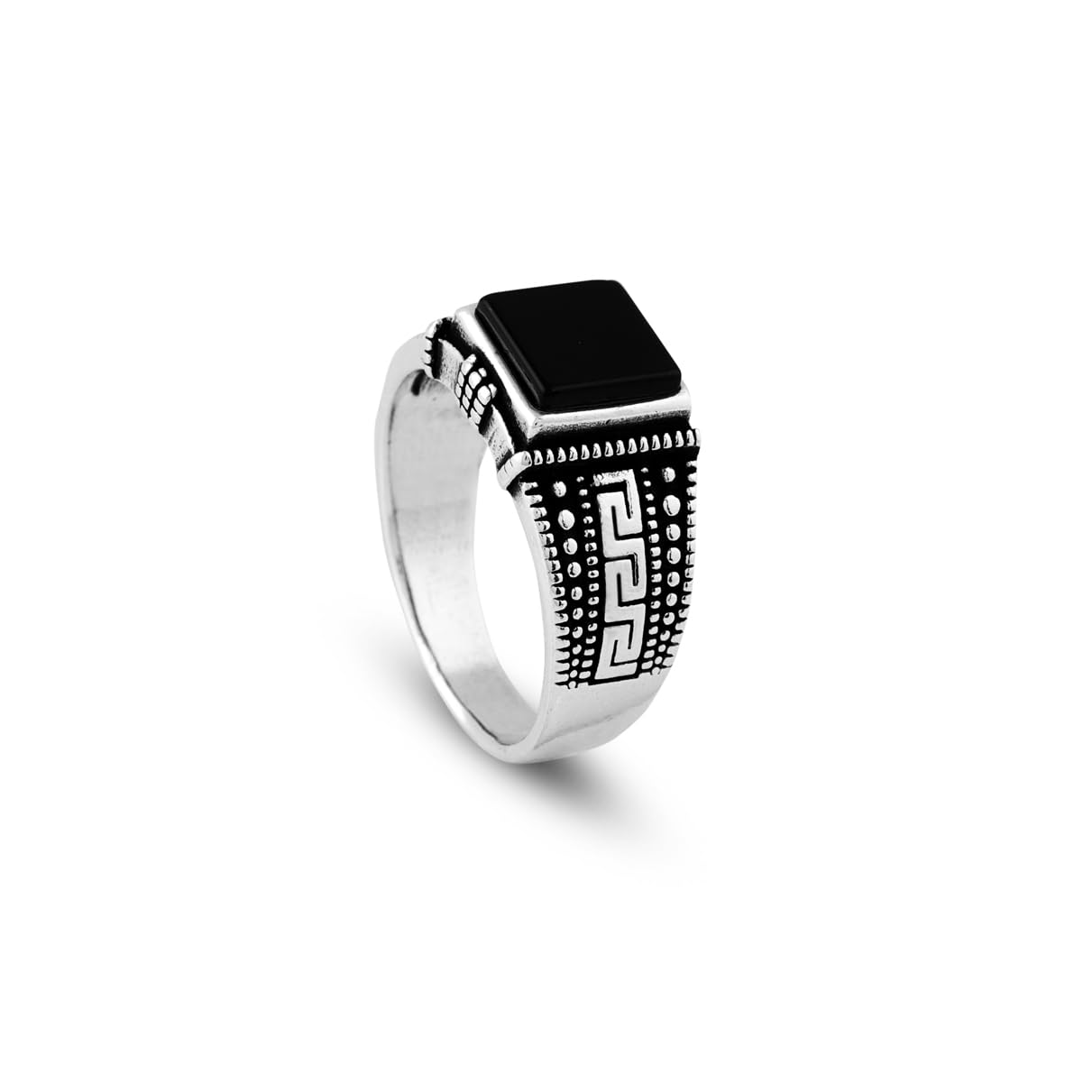 Handmade Black Onyx Signet Ring