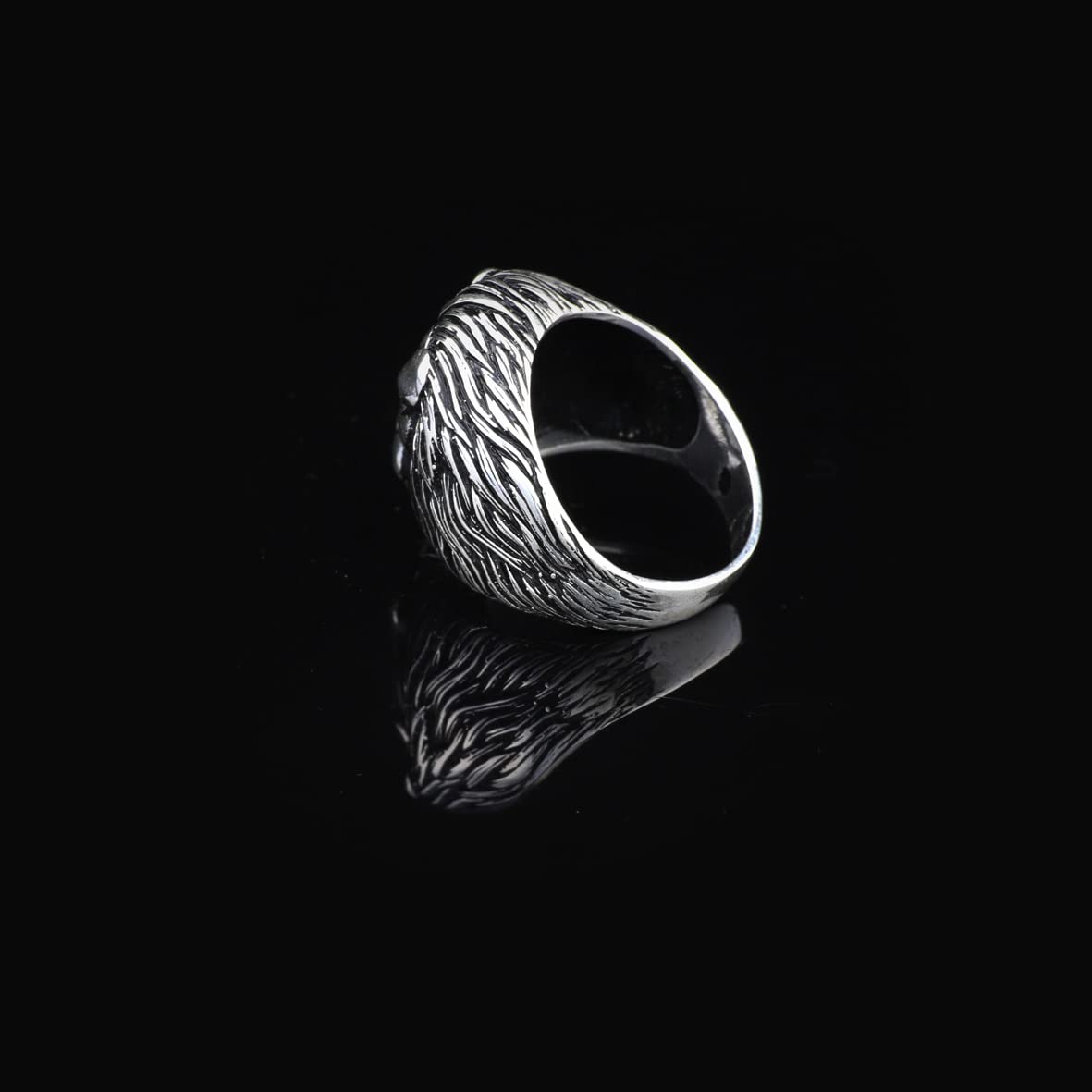 925K Sterling Silver Lion Ring