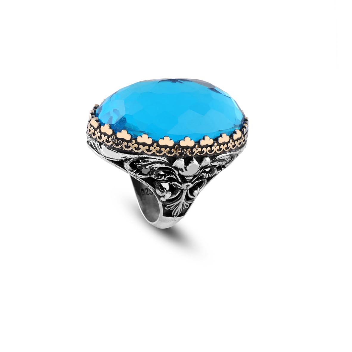 Handmade Aquamarine Gemstone Ring