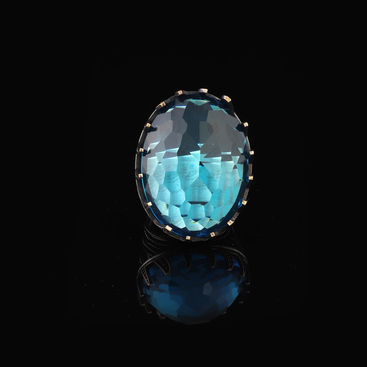 Aquamarine Ring for Men