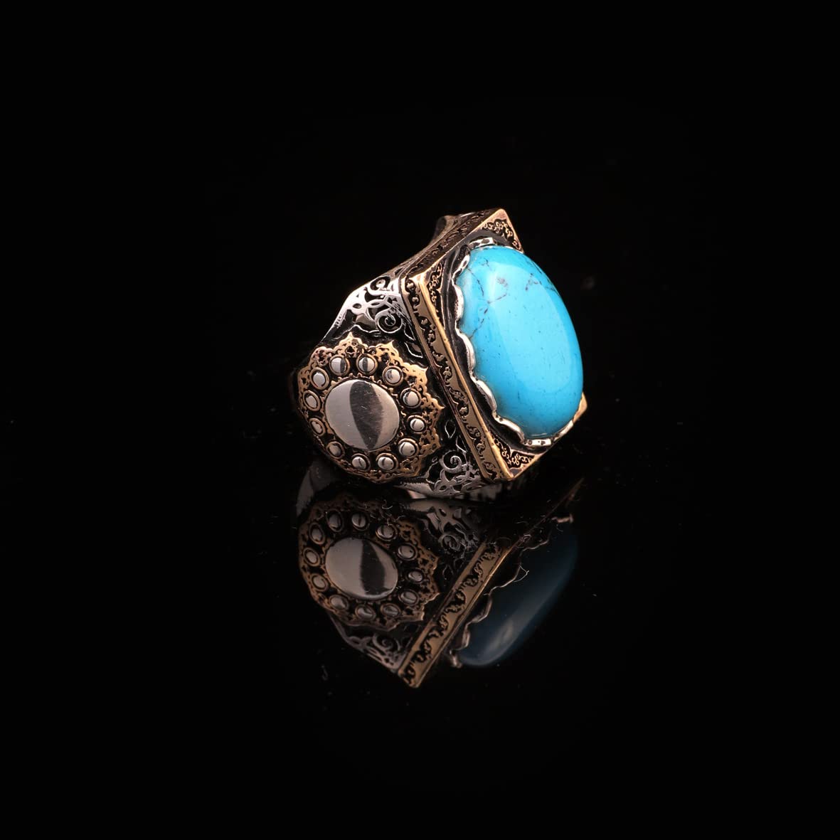 Turquoise Ring Men