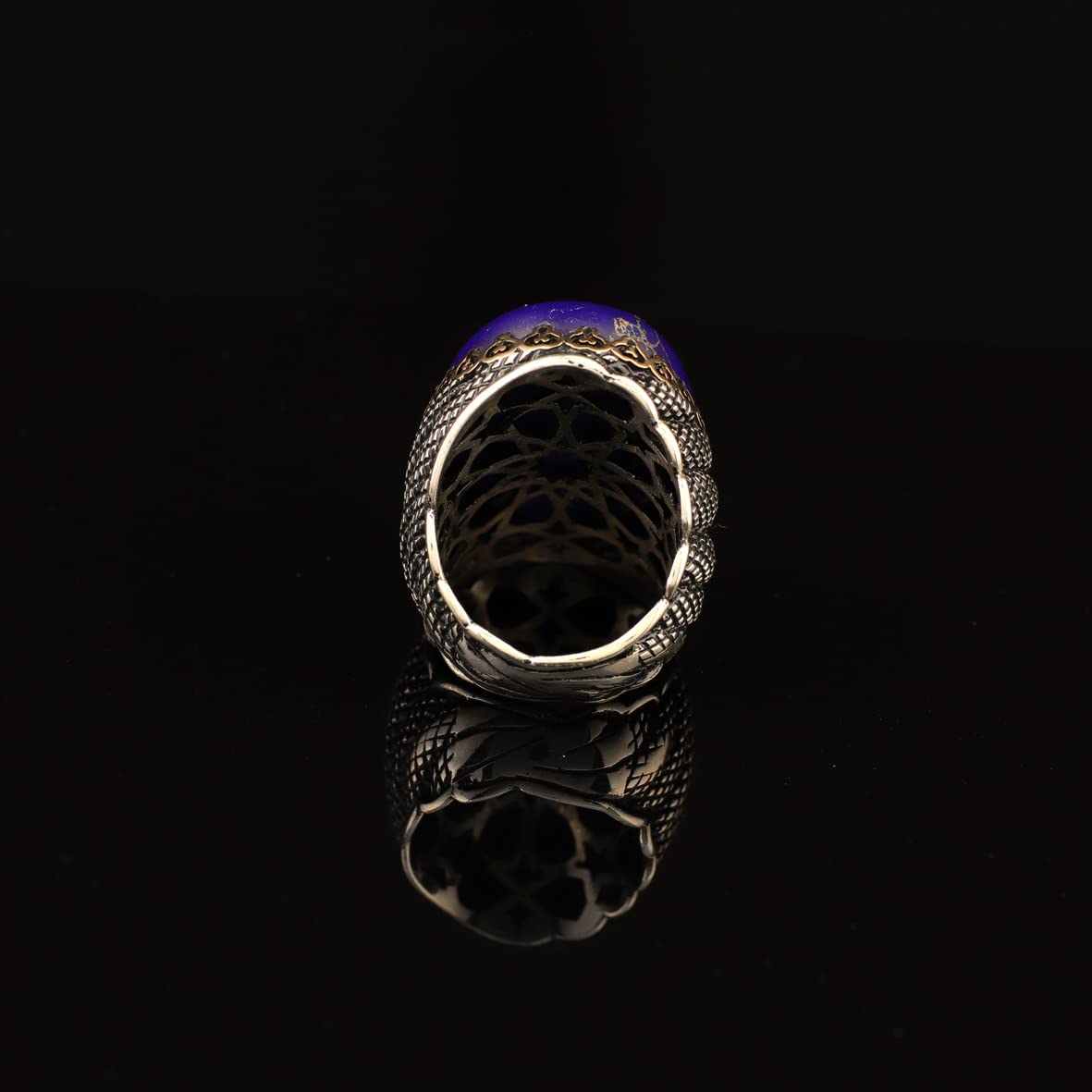 Blue Sapphire Ring Mens