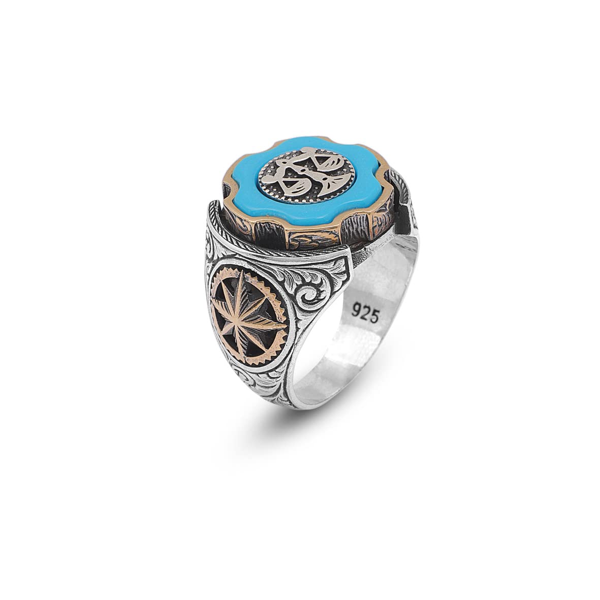 Turquoise Ring Men