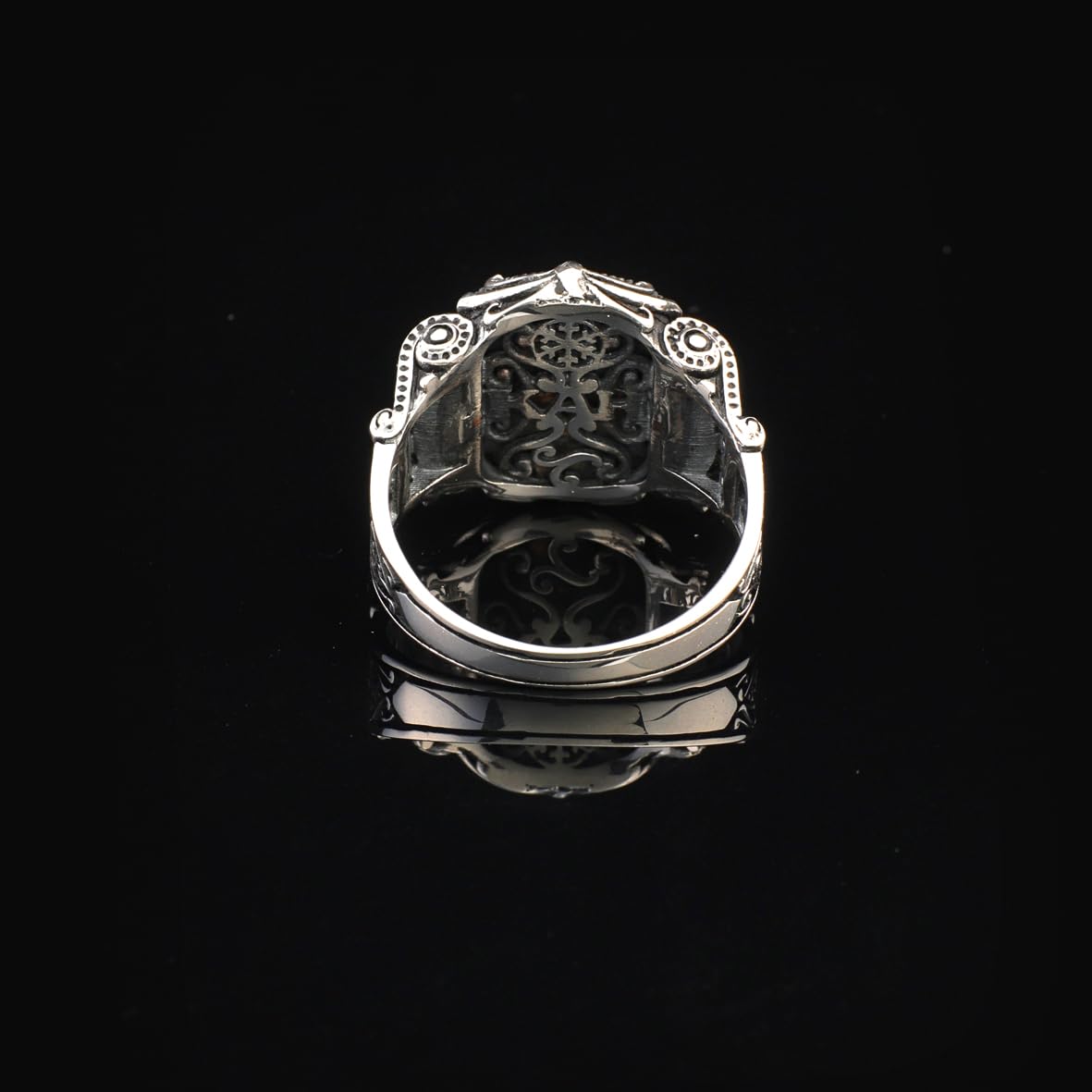 Men's Turquoise Signet Ring