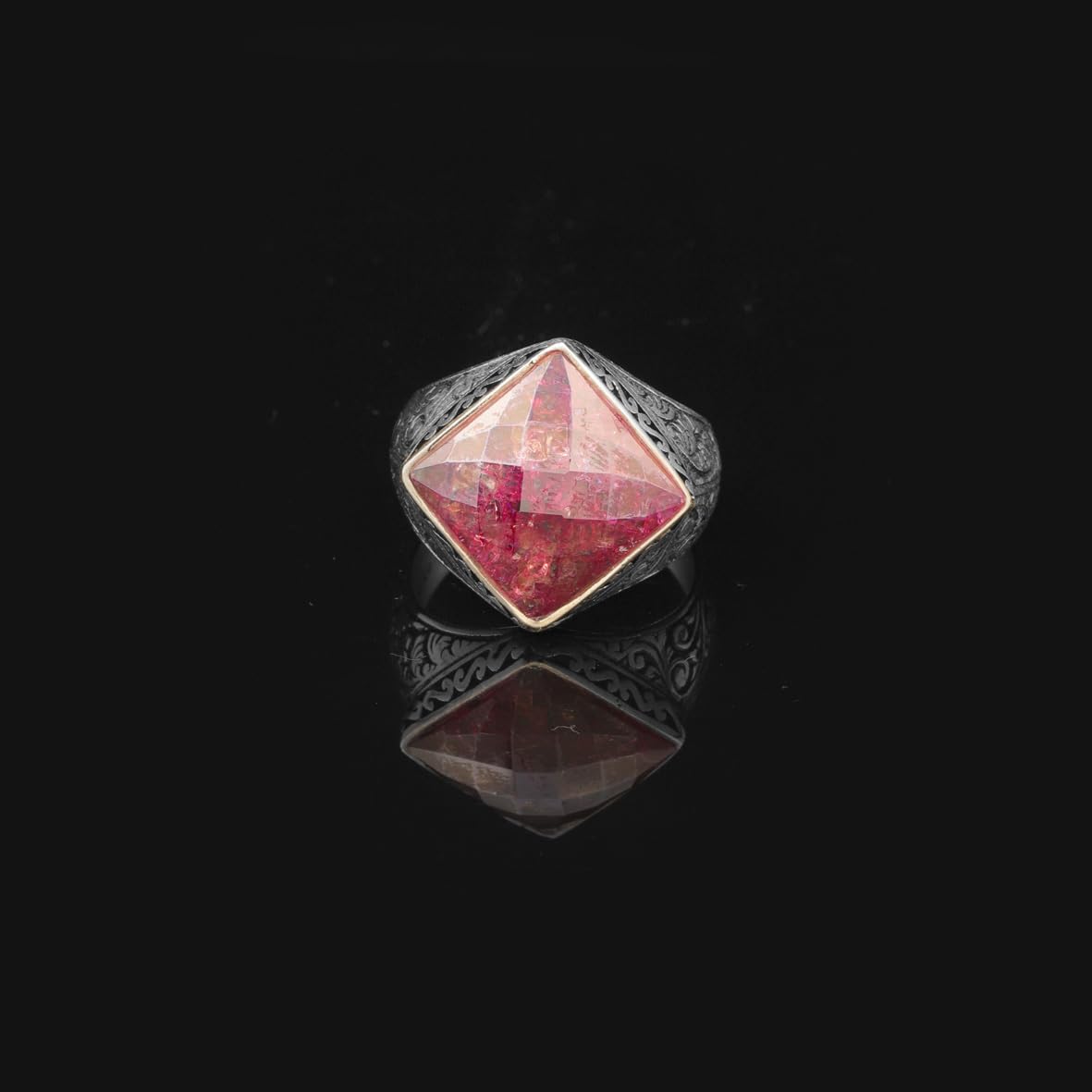 Ottoman Zultanite Ring in 925 Sterling Silver Vintage Pinky Engagement Ring Promise Ring for Him Gemstone Gift for Husband