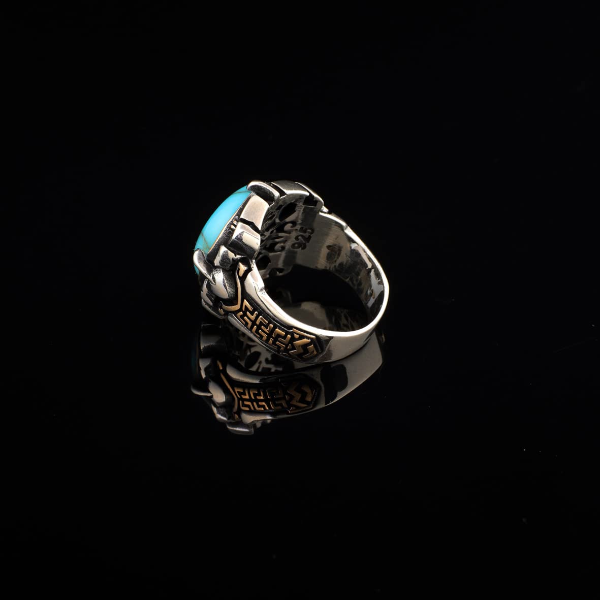 Mens Turquoise Ring