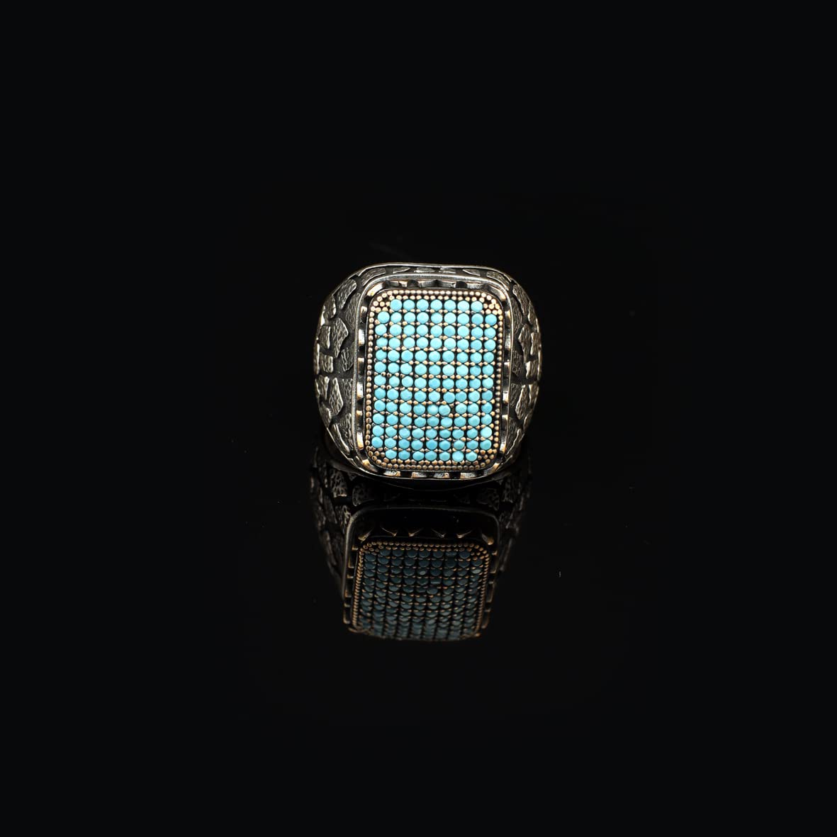 Mens Turquoise Ring