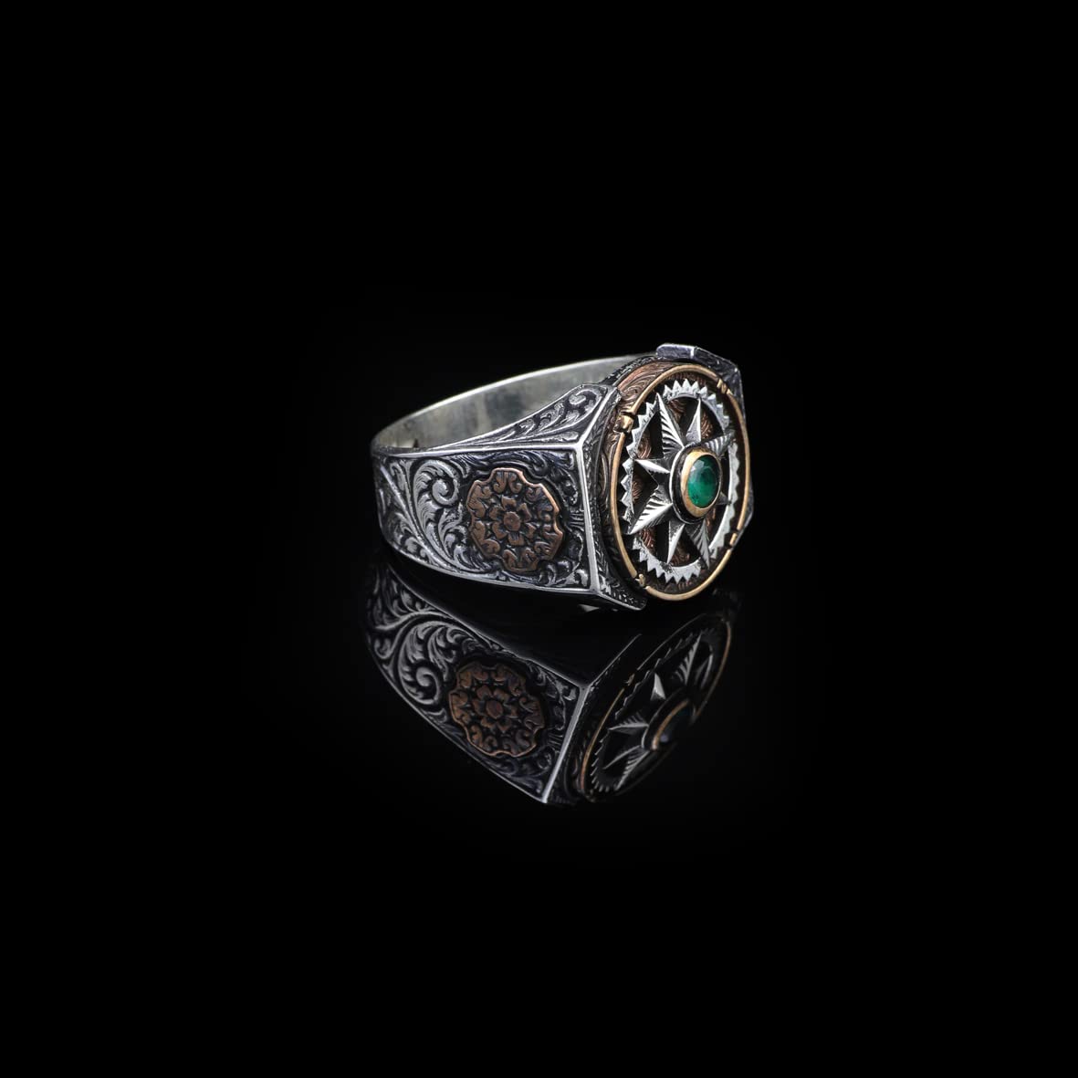 Emerald Ring Men