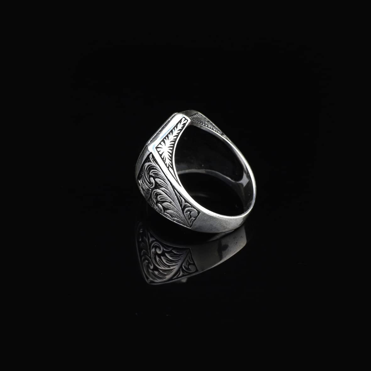 925K Sterling Silver Knight Ring