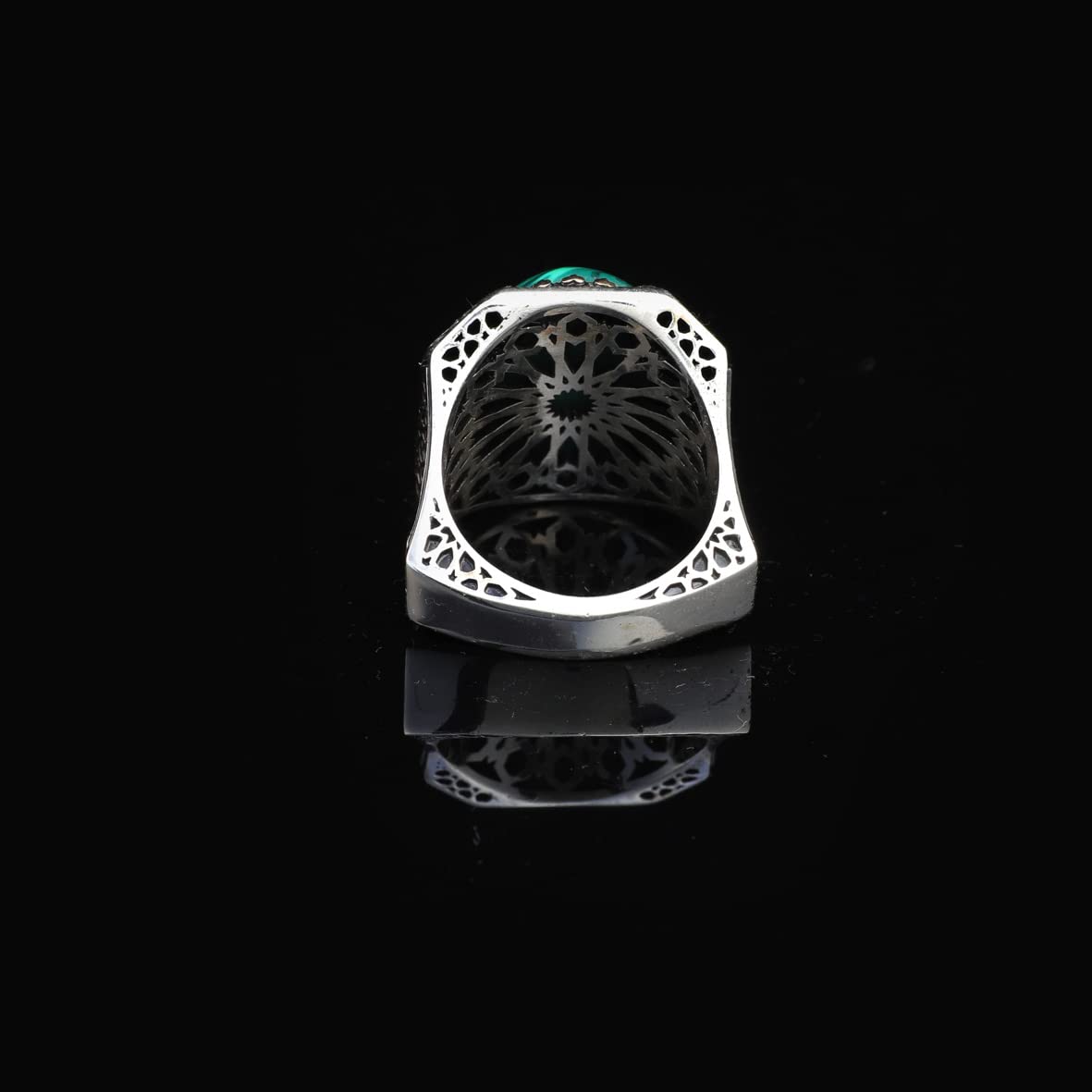 Malachite Ring Men