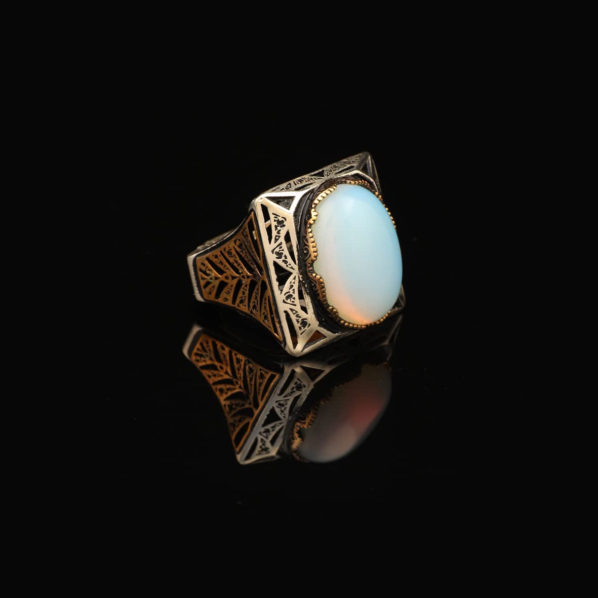 Natural Moonstone Ring