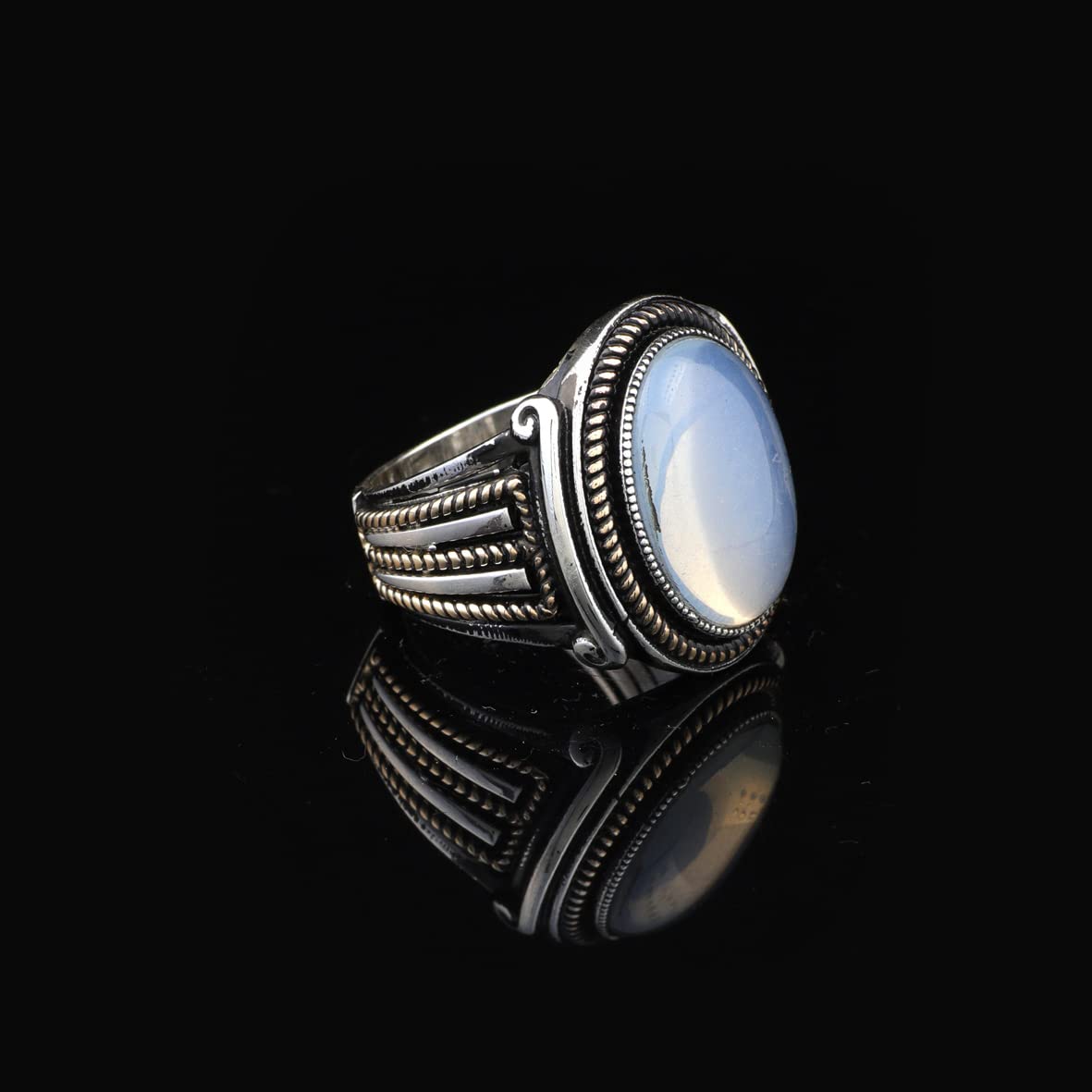 Natural Moonstone Ring