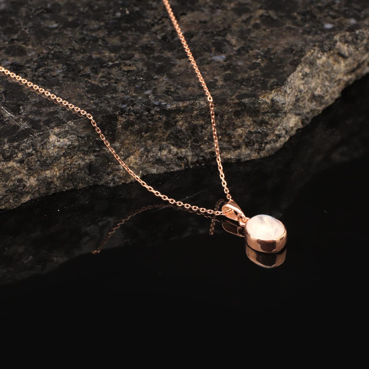 Elegant Moonstone Necklace for Women - Best Seller 925 Sterling Silver Necklace for Women - Highly Rated Sterling Silver Necklace with Moonstone Pendant