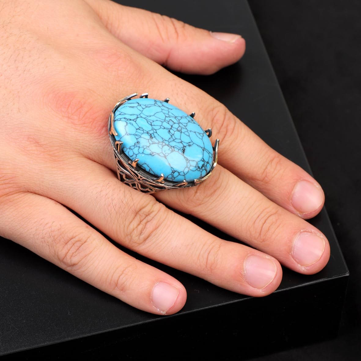 Men's Turquoise Ring