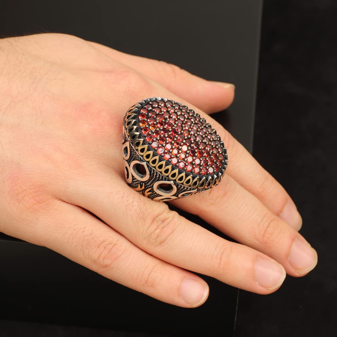 Silver Large Ring
